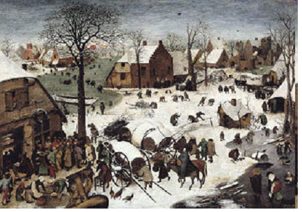 BRUEGEL Le dénombrement de Bethléem.png